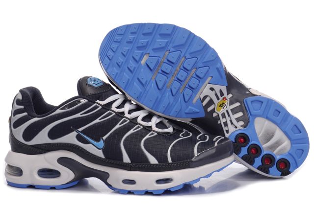 Mens Nike Air Max TN Blue Silver Shoes